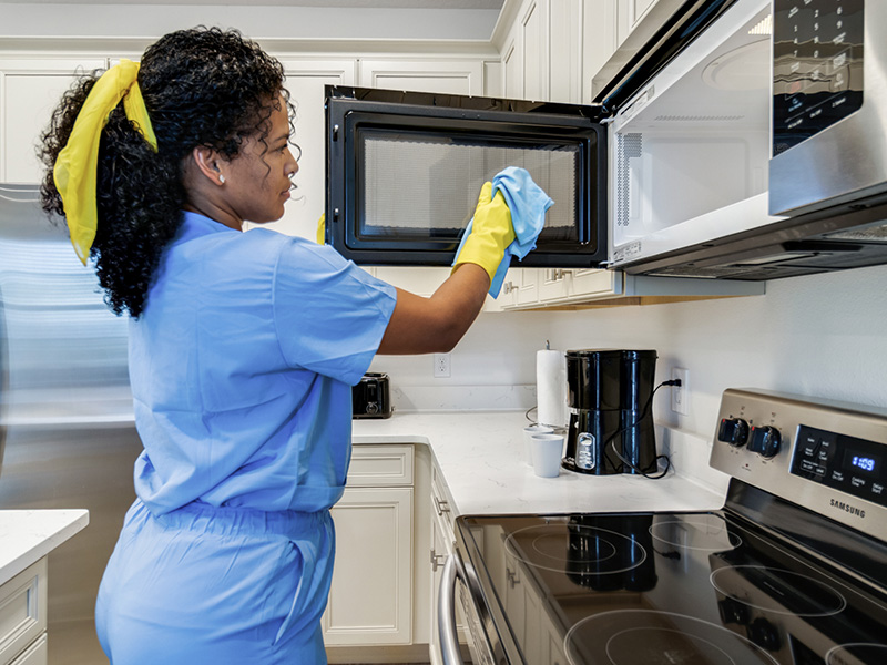 Weekly recurring house cleaning service